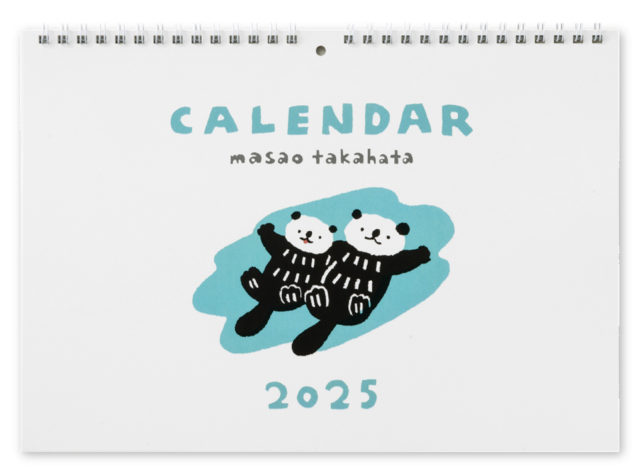 masao takahata 2025 CALENDAR （壁掛けタイプ）イメージ